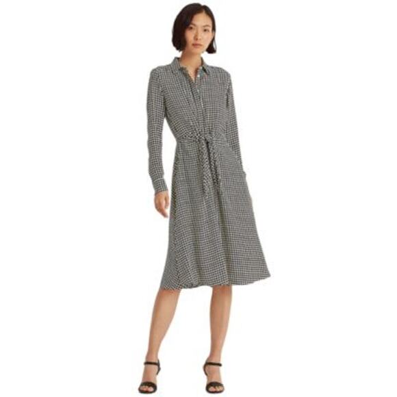 Lauren Ralph Lauren Women's Black & White Houndstooth 